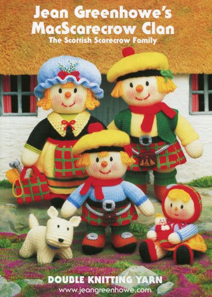Jean Greenhowe's Mac Scarecrow Clan  - Toy & Doll Knitting Patterns