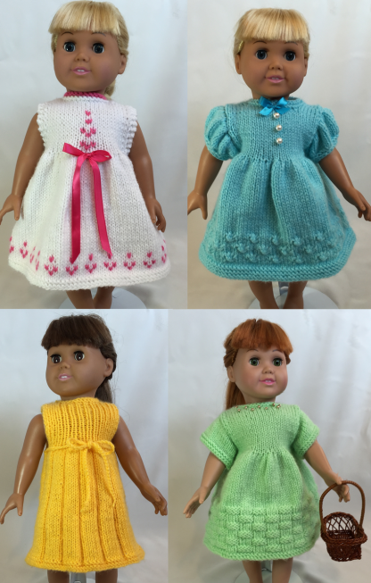 Days of the Week Dresses, Book 1 for 18-Inch Dolls