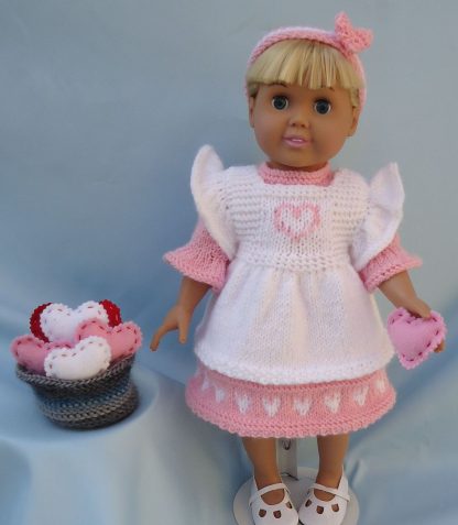 Hearts and Flowers, for 18-Inch Dolls