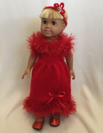 Holiday Evening Gowns - Knitting Patterns for 18-Inch Dolls - Image 4