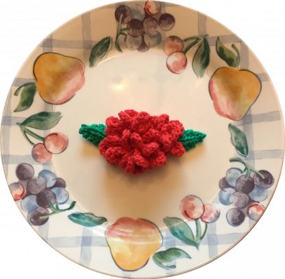 Chrysanthemum Dish Scrubber - - Knit ePattern  - Image 3