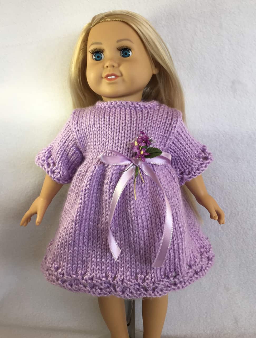 Choose-A-Skirt Easter Dresses, for 18-Inch Dolls — Frugal Knitting Haus