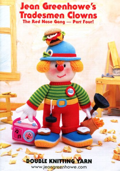 Jean Greenhowe's Tradesmen Clowns  - Toy & Doll Knitting Patterns