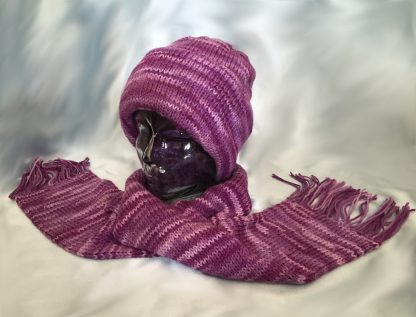 Double Knit Hat, with Matching Scarf - - ePattern 