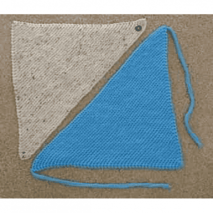 60' s Triangle Scarf - - Knit ePattern 