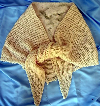 Easy Knit Shawl - - Knit ePattern 