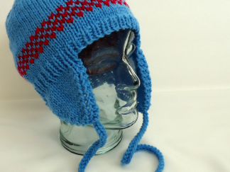 Adult Ear Flap Hat - - Knit ePattern 