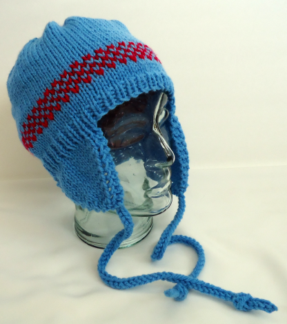 Adult Ear Flap Hat - - Knit ePattern 