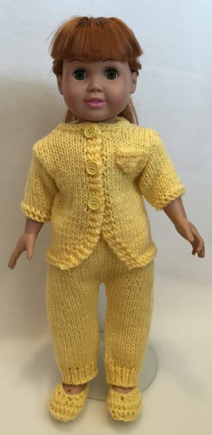 Cozy Winter Pajamas for 18-Inch Dolls - Image 4