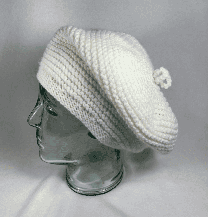 Roomy Easy Knit Hat - - Knit ePattern 