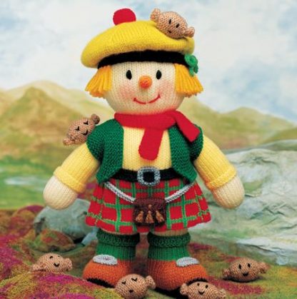 Jean Greenhowe's Mac Scarecrow Clan  - Toy & Doll Knitting Patterns - Image 7