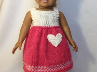 Little Sweetheart Dress For 18-Inch Dolls
