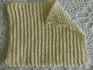 Crochet Ribbed Dishcloth - - Free PDF Download