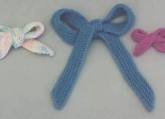 Knit Super Quick Bows - - Free PDF Download