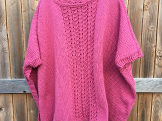 Lace Panel Poncho