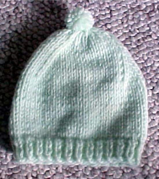 Easy Knit Baby Preemie Hat Pattern — Frugal Knitting Haus