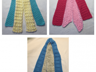 An Array of Skinny Scarves,  A Six Pack of Patterns!