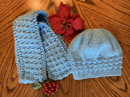 Winter Iceberg Neck Scarf and Hat - Image 3