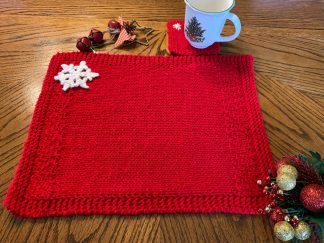 Holiday Placemat and Optional Coaster