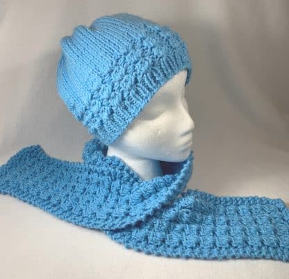 Winter Iceberg Neck Scarf and Hat - Image 2