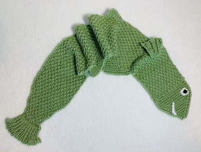 Ferdy the Fish Scarf - Knitting ePattern - Image 2