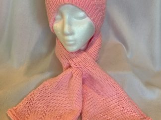 Sloping Ridges Hat and Matching Keyhole Scarf