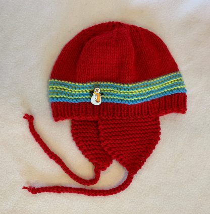 Kid's Earflap Hat and Matching Mittens - Image 2