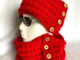 Button It Headband and Matching Cowl