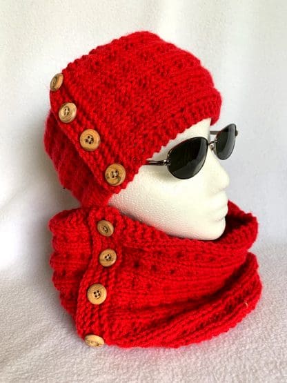 Button It Headband and Matching Cowl - Image 2