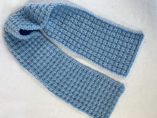 Reversible Waffle Stitch Scarf
