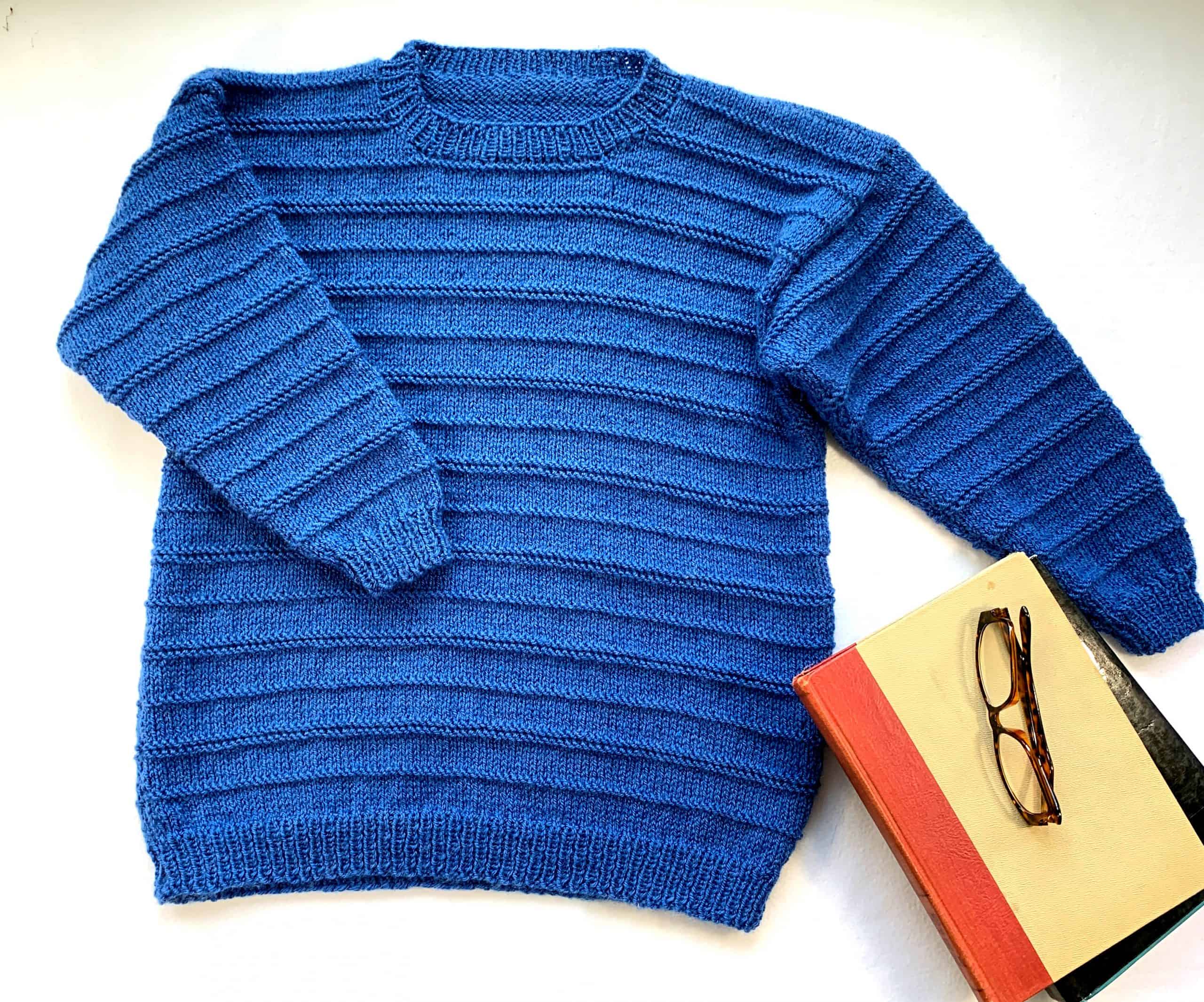 “Line Me Up” Pullover for Kids — Frugal Knitting Haus
