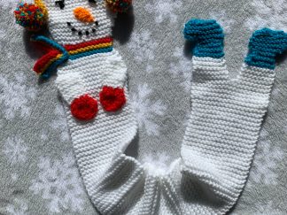 Upside Down Snowman Scarf