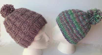 Two Last Minute Knit Hats
