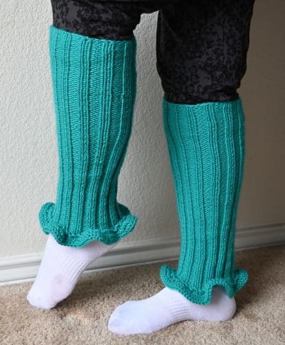 Ruffled Edge Leg Warmers - Image 2