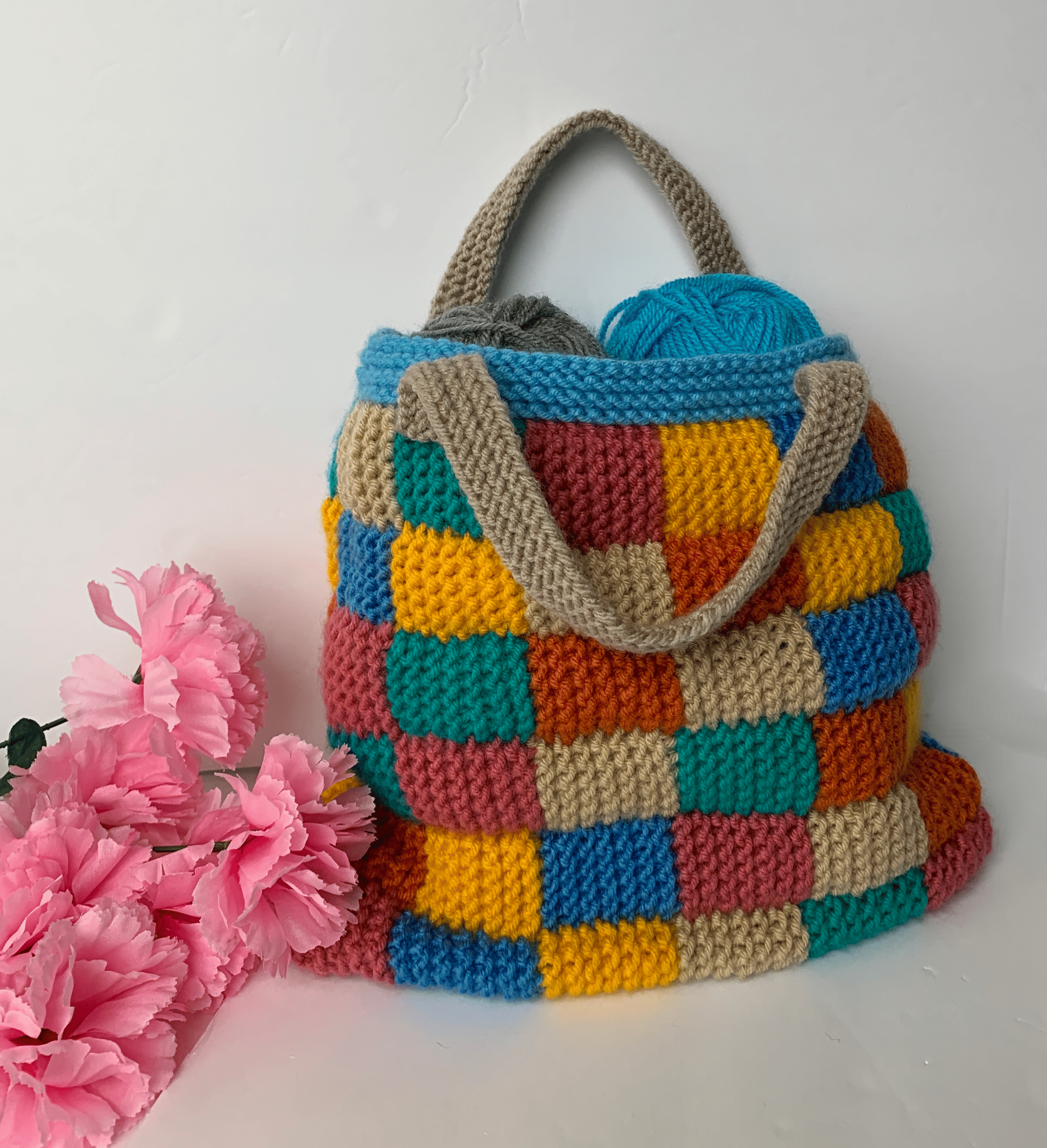 Bag of Scraps” Scrap Yarn Bag — Frugal Knitting Haus