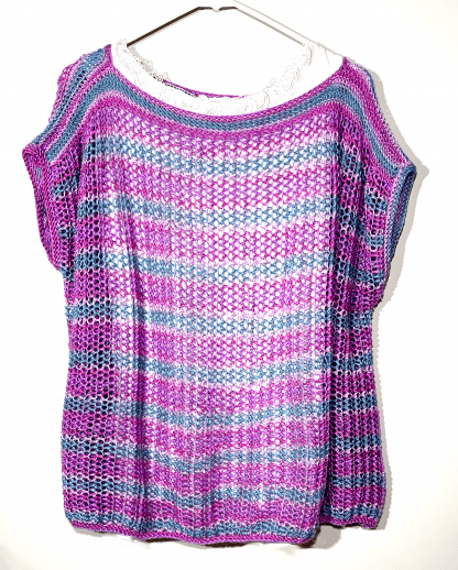 Loose Knit Pop Over Top - Image 2