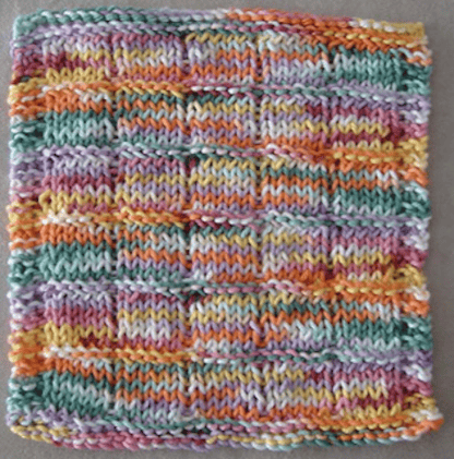 Grid Pattern Dishcloth