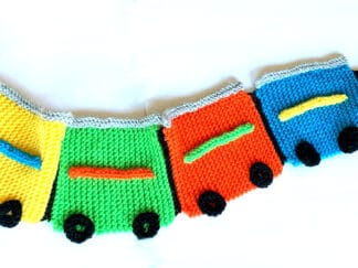 Chug a Long Train Scarf