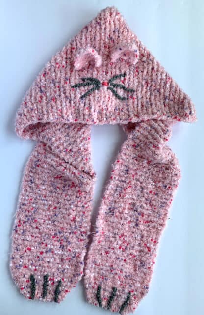Cat's Meow Hooded Scarf - Image 2