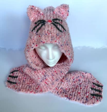 Cat's Meow Hooded Scarf