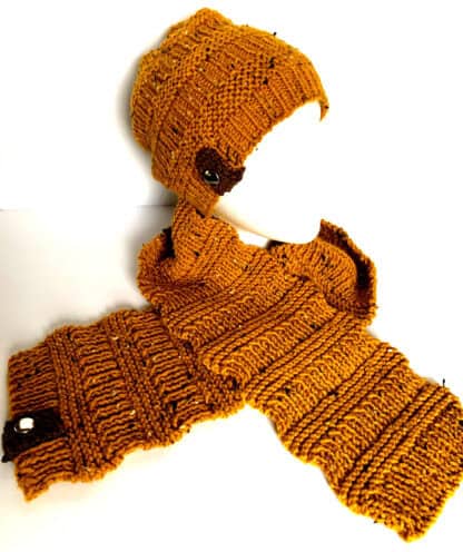 Fashionable Hat and Scarf Set - Image 2
