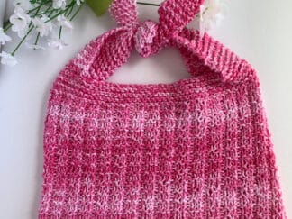 Reversible Tie Top Tote Bag