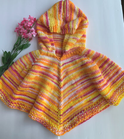 Kids Hooded Poncho