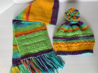Simple Textures, Hat and Scarf Set