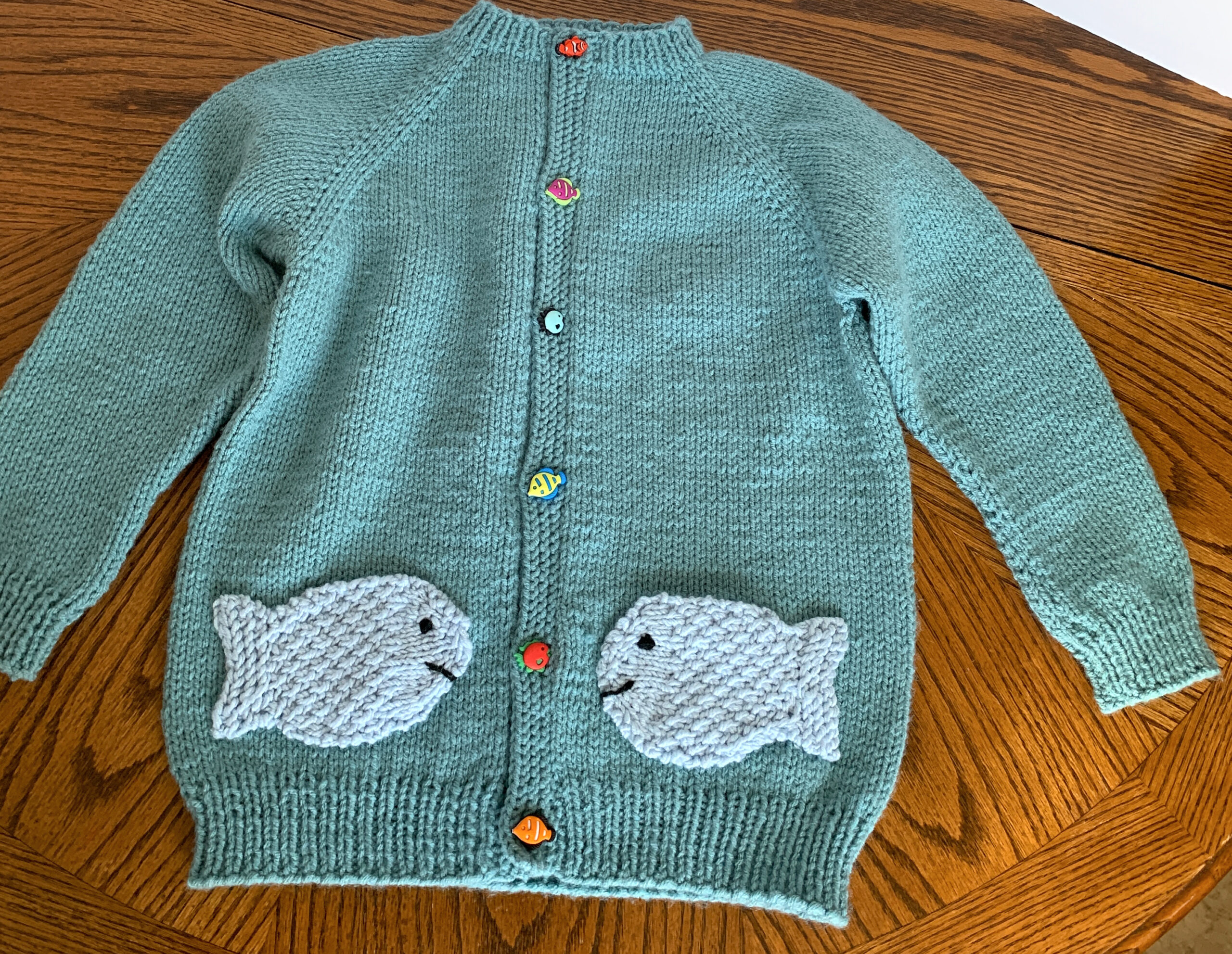Fish Pockets Sweater