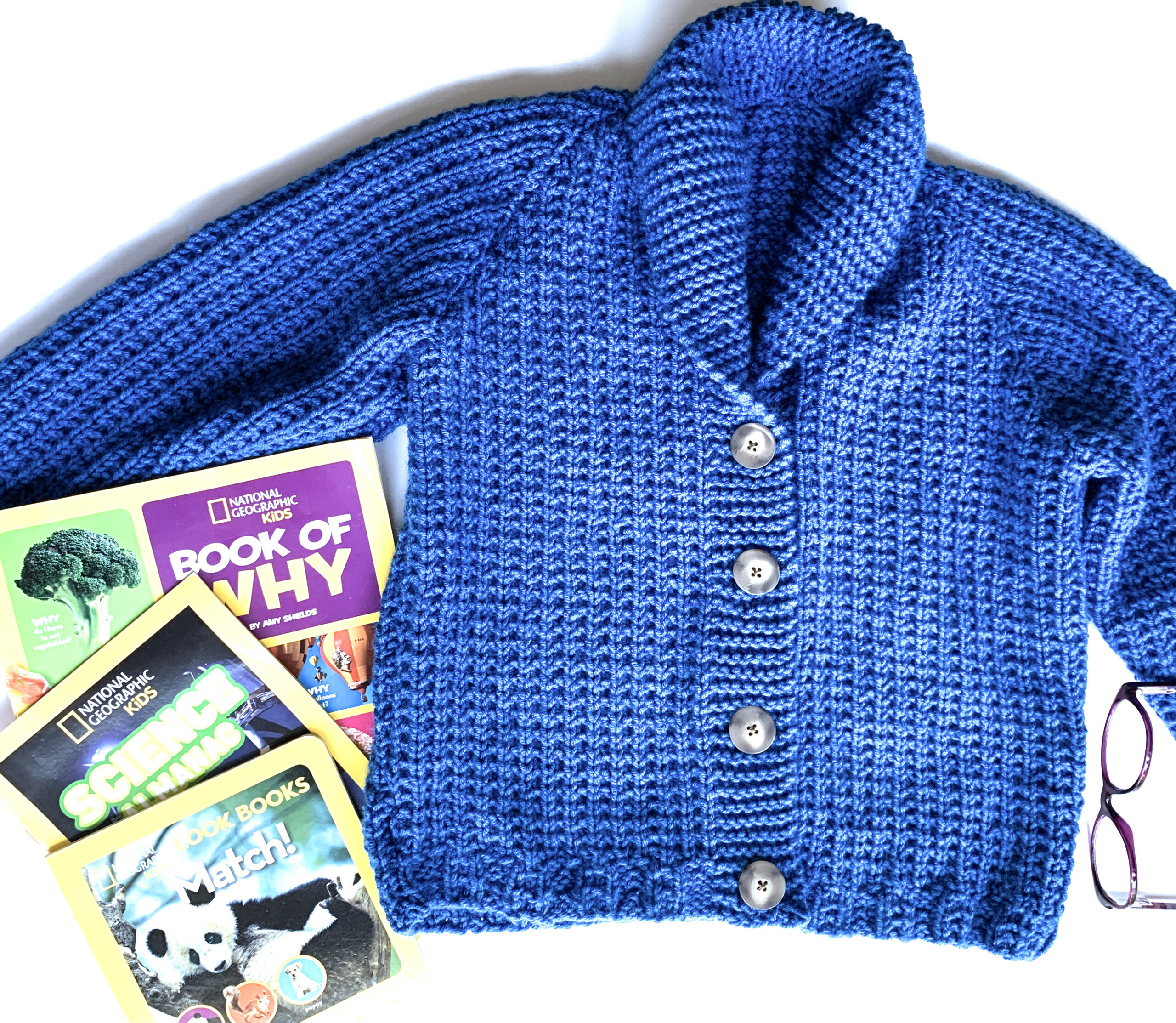 Kids Shawl Collar Cardigan